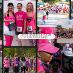 Pink Warrior Dash over the years