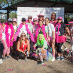 Dozens took part in the Pink Warrior Angels - San Antonio Team's inaugural Pink Warrior 5K at Southside Lions Park, San Antonio, Oct. 3. This event kicked off Breast Cancer Awareness Month and honored those who have fought hard with cancer. (photo by Kap Kim/Released)