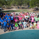 Dozens took part in the Pink Warrior Angels - San Antonio Team's inaugural Pink Warrior 5K at Southside Lions Park, San Antonio, Oct. 3. This event kicked off Breast Cancer Awareness Month and honored those who have fought hard with cancer. (photo by Kap Kim/Released)